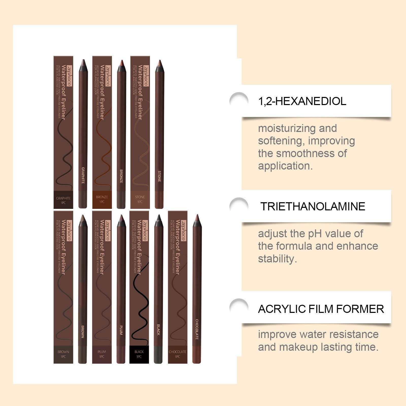 Waterproof Gel Eyeliner Pen – Long-Lasting Precision
