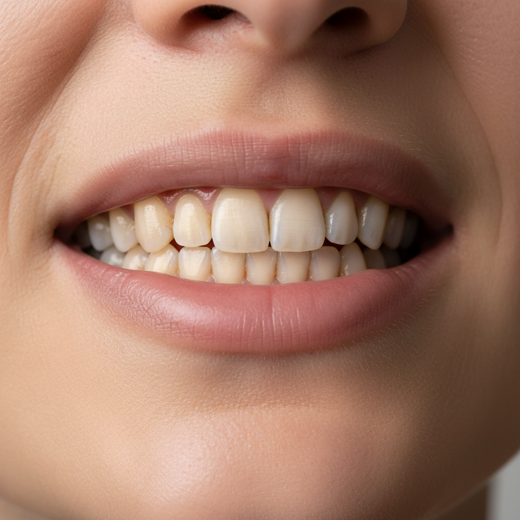 Before - Stained Teeth